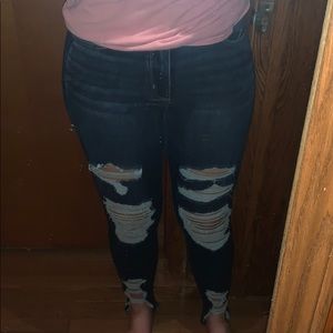 NWOT AE jeans with holes